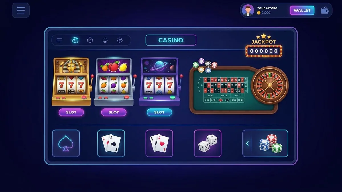 Casino-pelivalikoima